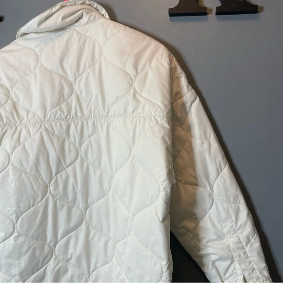 Nike Sportswear Essential Women's Quilted Trench Jacket white size xs - Picture 10 of 12